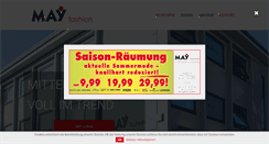Desktop Screenshot of may-fashion.de