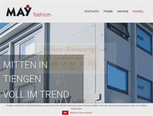 Tablet Screenshot of may-fashion.de